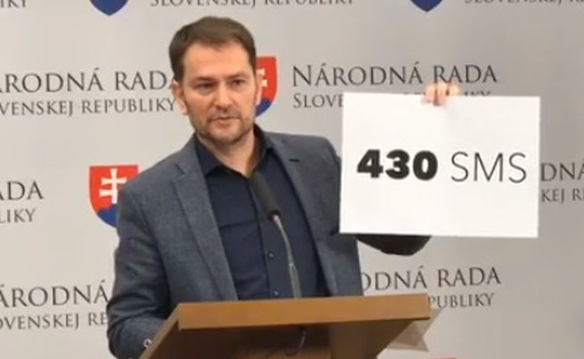 Video: Šufliarsky si s Kočnerom podľa Matoviča vymenil 430 esemesiek, sedem z nich prečítal - Webnoviny.sk