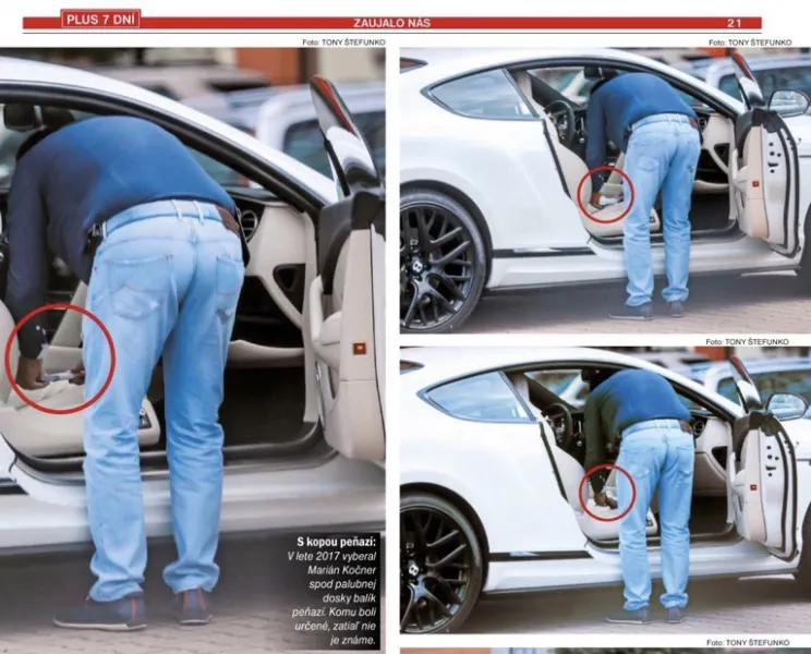 Pluska po dvoch rokoch zverejnila fotku Kočnera s veľkou hotovosťou – Denník N