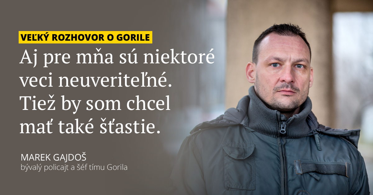 Rozhovor ocenený Novinárskou cenou – Vyšetrovateľ Gorily Gajdoš: Vidím, koľko komu Penta poslala na účet, ale neviem dokázať, že to je úplatok – Denník N