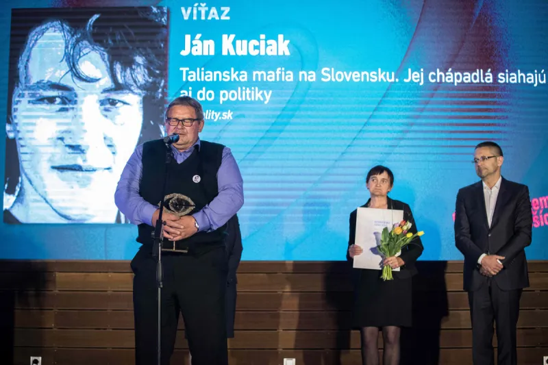 Novinárske ceny sú známe, tri získali odhalenia Kuciaka - domov.sme.sk