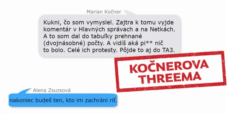 Kočner v Threeme: Pozri, čo som vymyslel, zajtra to vyjde v Hlavných správach – Denník N