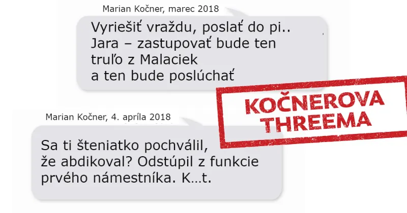 Kočner v Threeme: Šufliarsky je arcidiabol, Jara treba nahradiť truľom z Malaciek – Denník N