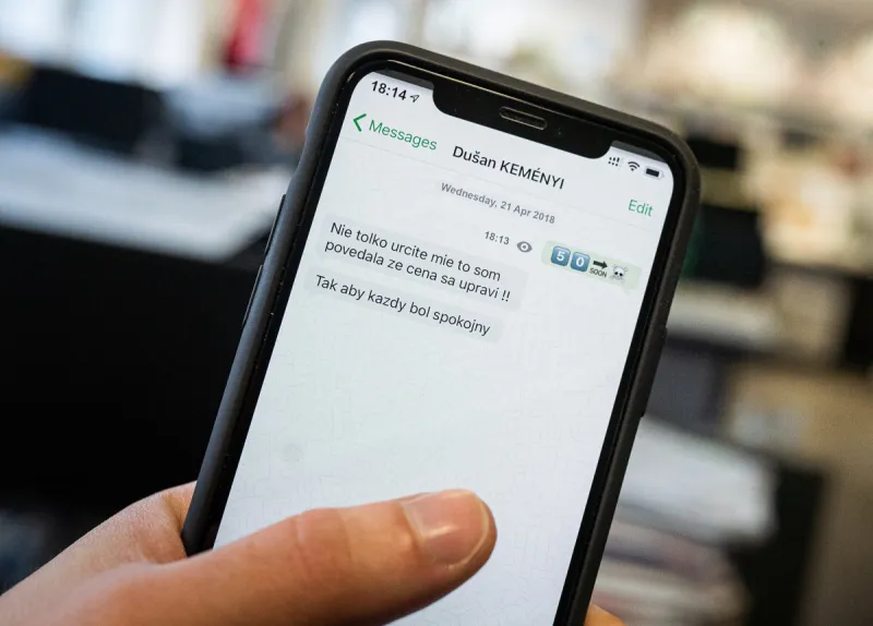 Päťdesiat čoskoro za smrť, písal Kočner dve hodiny pred vraždou Kuciaka - SME
