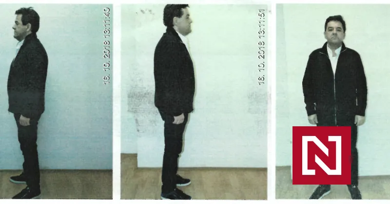 Kočner spredu, zozadu a z profilu. Takto ho odfotografovali policajti – Denník N