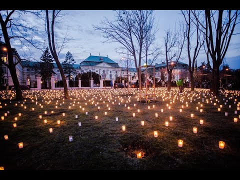 Pred Úradom vlády sme zapálili 5 000 sviečok za 5 000 obetí odvrátiteľných úmrtí - YouTube