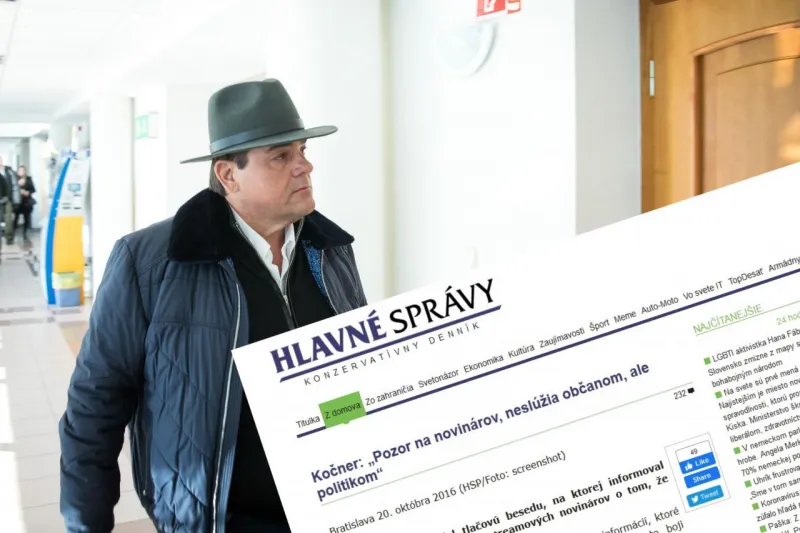 Kočner dotoval dezinformačný portál Hlavné správy. Šéfredaktor Sopko o tom vedel a Kočnerovi písal obdivné správy |  | .týždeň - iný pohľad na spoločnosť