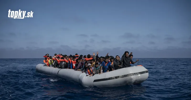 OSN varuje pred možným nešťastím: Takmer sto migrantom hrozí utopenie v Stredozemnom mori | Topky.sk
