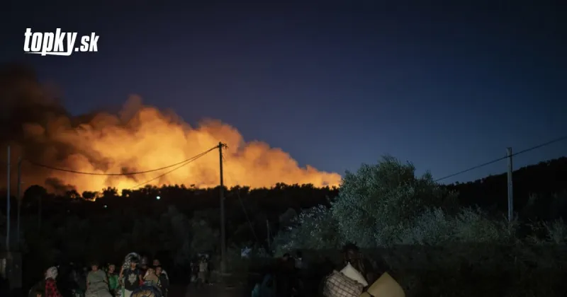 VIDEO Ďalší utečenecký tábor v plameňoch: Stany sú v poriadku, primátor je znepokojený | Topky.sk