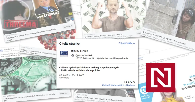 Dezinformačný web Hlavný denník dal na reklamu tisíce eur, novým šéfredaktorom je Kočnerov novinár – Denník N