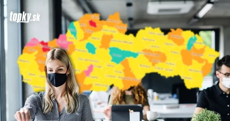 KORONAVÍRUS Nová MAPA okresov Slovenska: Pozrite sa, kde sa nachádza ten váš, zelených oddnes opäť pribudlo! | Topky.sk