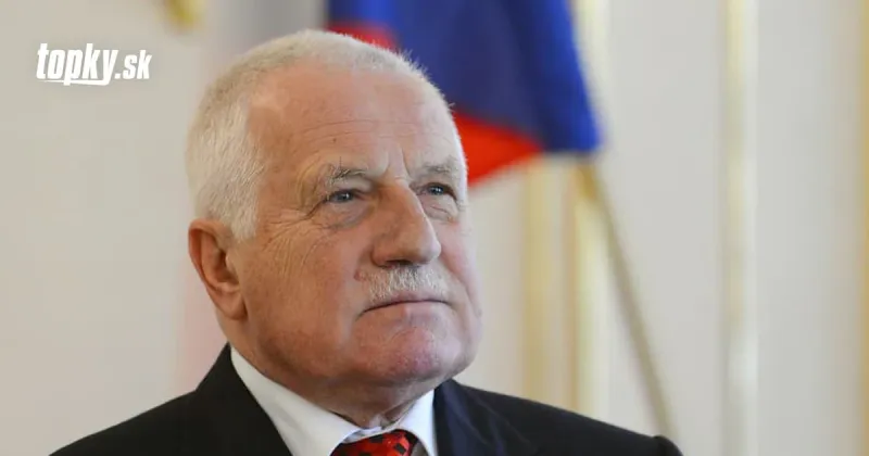 KORONAVÍRUS Exprezident Klaus vystúpil bez rúška: Teraz bude musieť platiť pokutu | Topky.sk