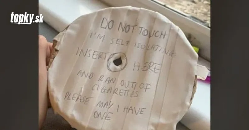 KORONAVÍRUS Dievčine v karanténe došli cigarety: Neuveríte, ako si ich dokázala zaobstarať | Topky.sk