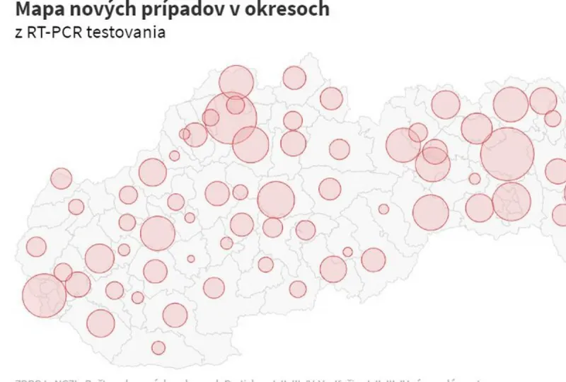 Nové prípady nákazy koronavírusom za dnes (21. 10. 2021) - SME