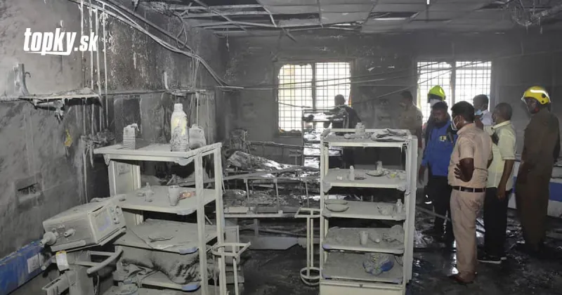 KORONAVÍRUS Požiar na covidovom oddelení: VIDEO Jedenásť pacientov neprežilo | Topky.sk