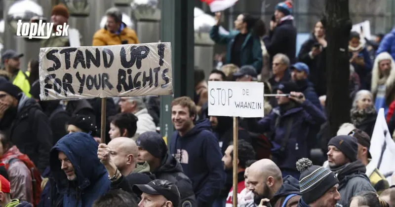KORONAVÍRUS Ľudia naprieč Európou protestujú proti prísnejším OPATRENIAM: Došlo aj k násiliu | Topky.sk