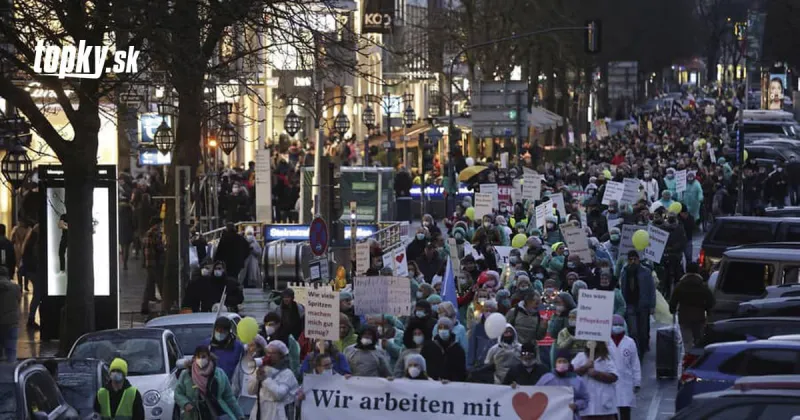 KORONAVÍRUS Ľudia v Nemecku opäť vyšli do ulíc: Vo viacerých mestách sa konali demonštrácie | Topky.sk