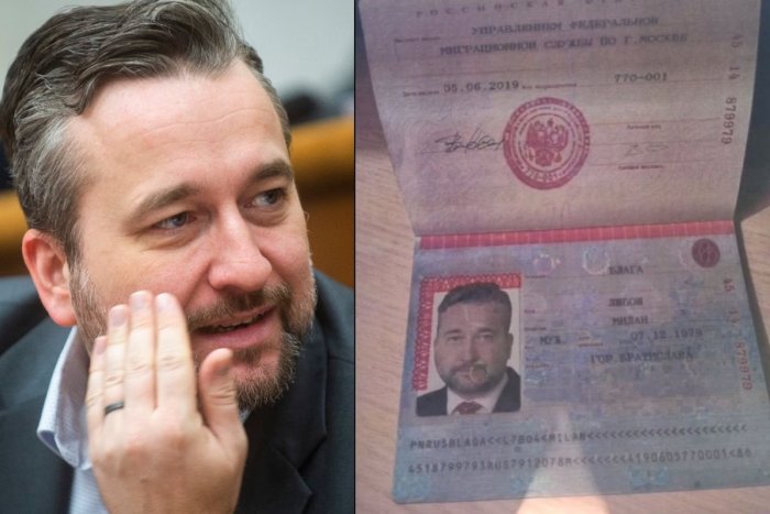 Poslanec SaS zverejnil údajný RUSKÝ pas Blahu: Bohapustá HLÚPOSŤ, reaguje podpredseda Smeru