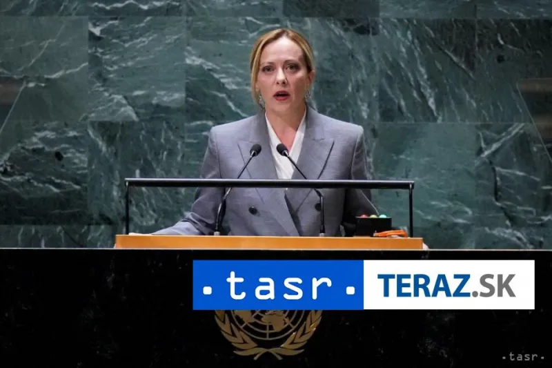 Meloniová upozornila Nemecko na pomáhanie migrantom v Taliansku