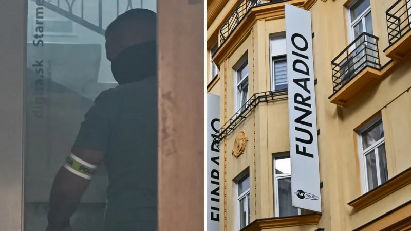 Obrovská policajná akcia: NAKA zasahuje v budove Kollárovho Fun rádia! | Nový Čas