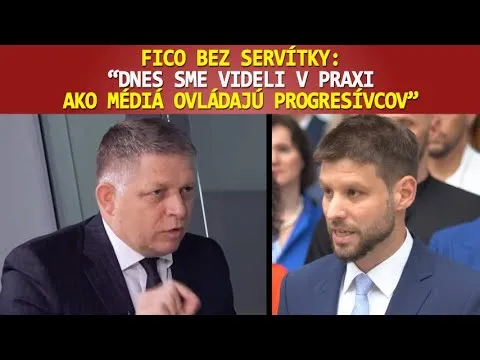 Fico bez servítky: Dnes sme videli v praxi ako médiá ovládajú progresívcov - YouTube