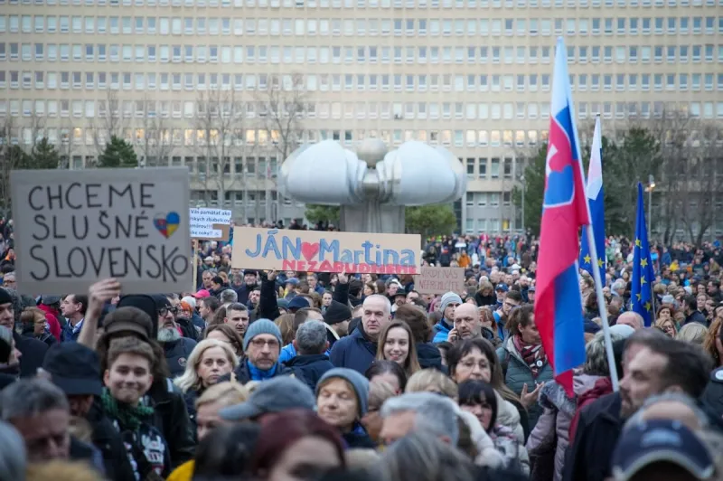 Spomienka na Jána Kuciaka a Martinu Kušnírovú ONLINE - SME