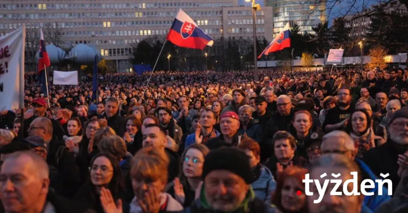 Zhromaždenie k 6. výročiu vraždy Jána Kuciaka a Martiny Kušnírovej |  | .týždeň - iný pohľad na spoločnosť