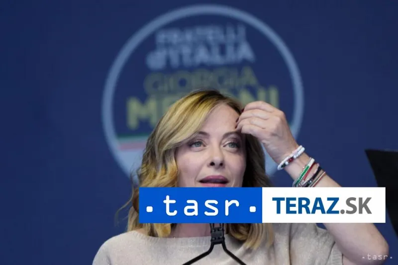 Meloniová: Centrá pre migrantov by mali v Albánsku fungovať od augusta