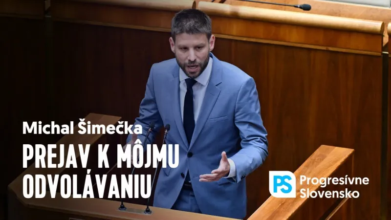 Prejav Michala Šimečka na jeho odvolávanie z postu podpredsedu NR SR - YouTube