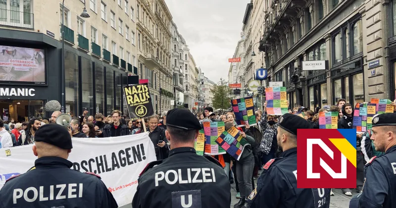 Boli sme na mítingu rakúskych slobodných. Obhajovali amerických neonacistov a&nbsp;brojili proti migrácii &mdash; Denník N