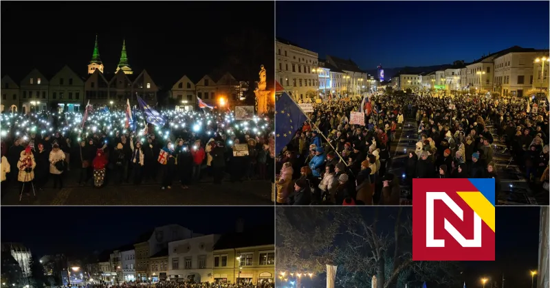 Desaťtisíce ľudí si v uliciach pripomenuli pamiatku Jána Kuciaka a Martiny Kušnírovej — Denník N