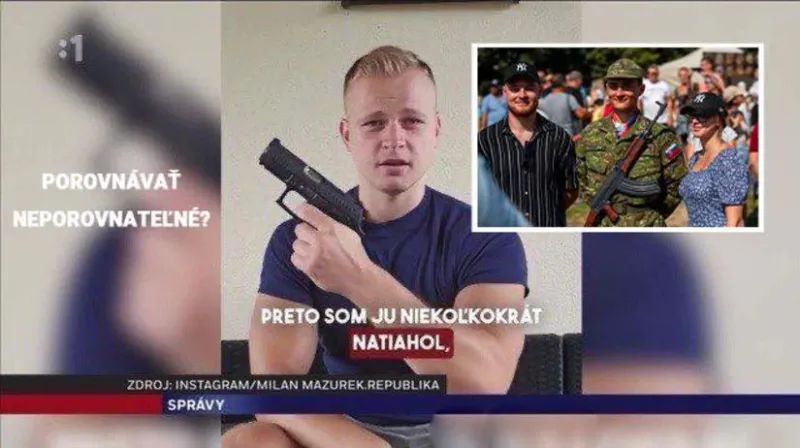 Mazurek sa vo videu oháňal zbraňou, témy sa chopila STVR. Na oboch nenechala nitku suchú reakcia armády - Domáce - Správy - Pravda