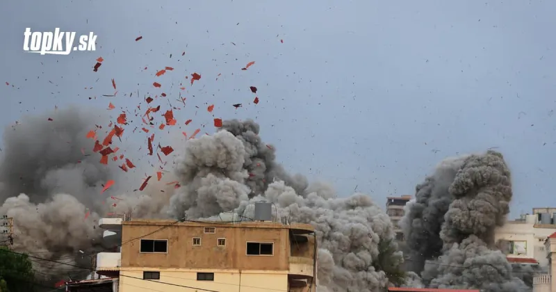 Izraelský úder na utečenecký tábor na juhu Libanonu zabil 11 ľudí, uviedol Bejrút