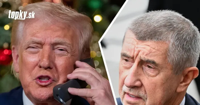 Vianočný telefonát z Bieleho domu, Trump hovoril s Babišom o Ukrajine a migrácii